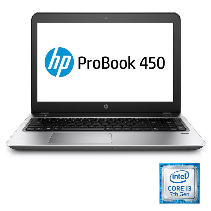 REFURBISHED - HP PROBOOK 450 G4 - I3 7100U - 8GB DDR4 - 128GB SSD + 500GB HDD - 15.6 INCH - LAPTOP - B-GRADE