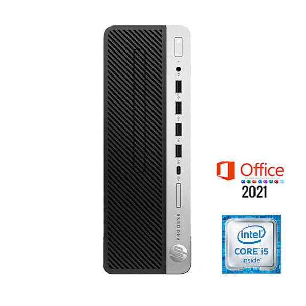 REFURBISHED - HP PRODESK 600 G3 SFF - I5 6500 6TH GEN - 8GB DDR4 - 256GB NVME SSD - MS OFFICE 2021 - COMPUTER
