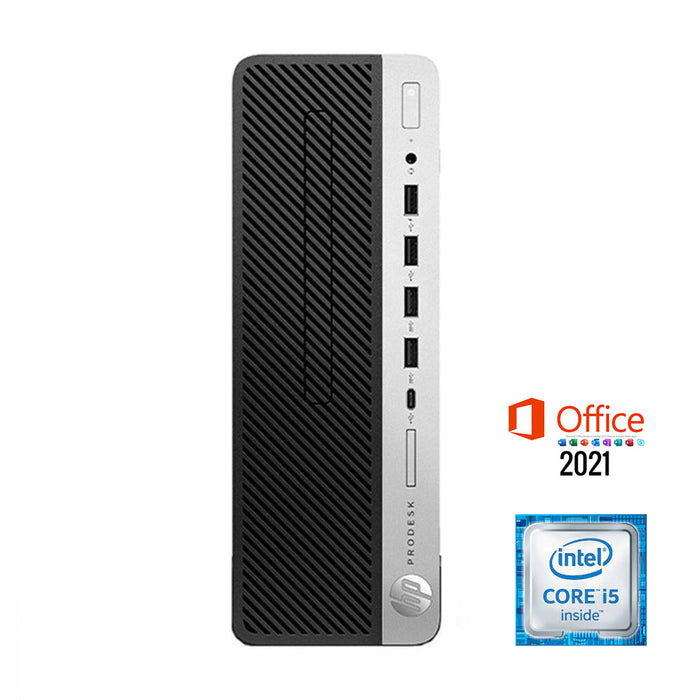 REFURBISHED - HP PRODESK 600 G3 SFF - I5 6500 6TH GEN - 8GB DDR4 - 256GB NVME SSD - MS OFFICE 2021 - COMPUTER
