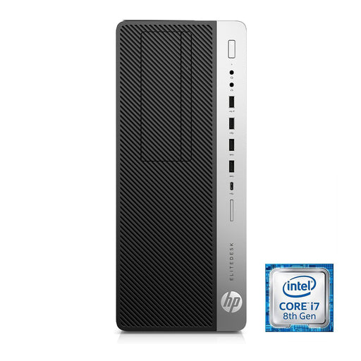 REFURBISHED - HP ELITEDESK 800 G4 TOWER - I7 8700 - 8TH GEN - 8GB DDR4 - 256GB SSD - COMPUTER