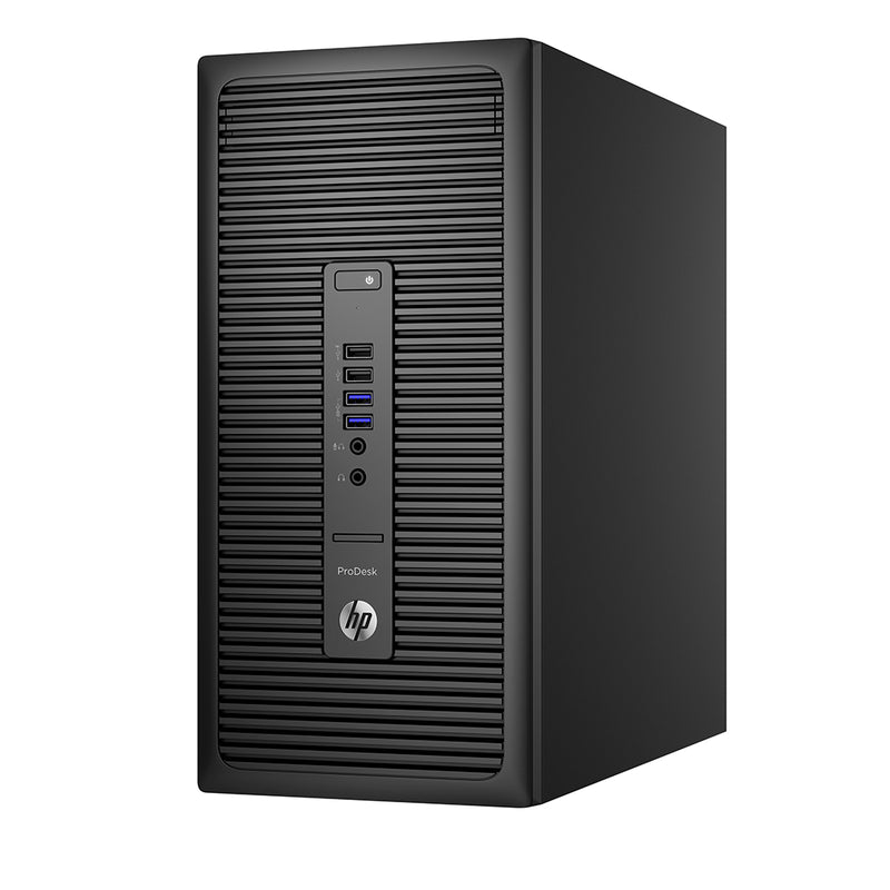 REFURBISHED - HP PRODESK 600 G2 MICRO TOWER - I5 6TH GEN - 8GB DDR4 - 256GB SSD - 19INCH - LG - LCD - COMPUTER SET