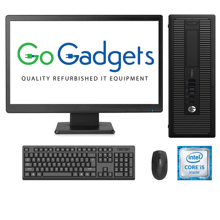 REFURBISHED - HP PRODESK 600 G2 SFF - I5 6500 - 8GB DDR4 - 256GB SSD - 20INCH - HP - W2072A - LED -  COMPUTER SET - B-GRADE