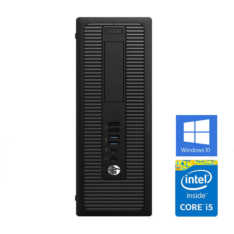 REFURBISHED - 5 X HP ELITEDESK 800 G1 SFF - I5 4570 - 8GB DDR3 - 500GB HDD - COMPUTER