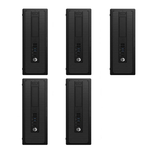 REFURBISHED - 5 X HP ELITEDESK 800 G2 SFF - I5 6TH GEN - 8GB DDR4 - 256GB SSD - COMPUTER