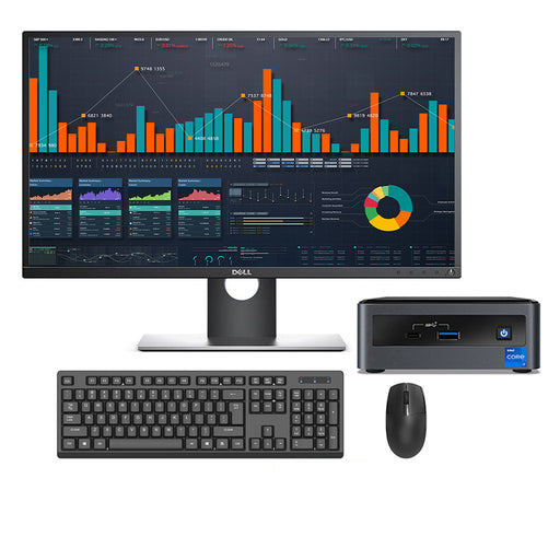 DEMO - INTEL NUC 10FNH - I7 10TH GEN - 16GB DDR4 - 500GB SSD - 23INCH - DELL - P2317H - LCD - COMPUTER SET