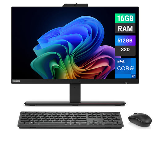 REFURBISHED - LENOVO THINKCENTRE M90A - I7 10TH GEN - 16GB DDR4 - 512GB SSD - 23.8 INCH - ALL IN ONE