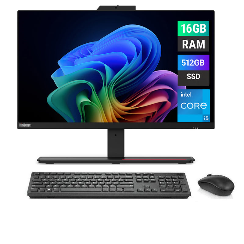 REFURBISHED - LENOVO THINKCENTRE M90A - I5 10TH GEN - 16GB DDR4 - 512GB SSD - 23.8 INCH - ALL IN ONE