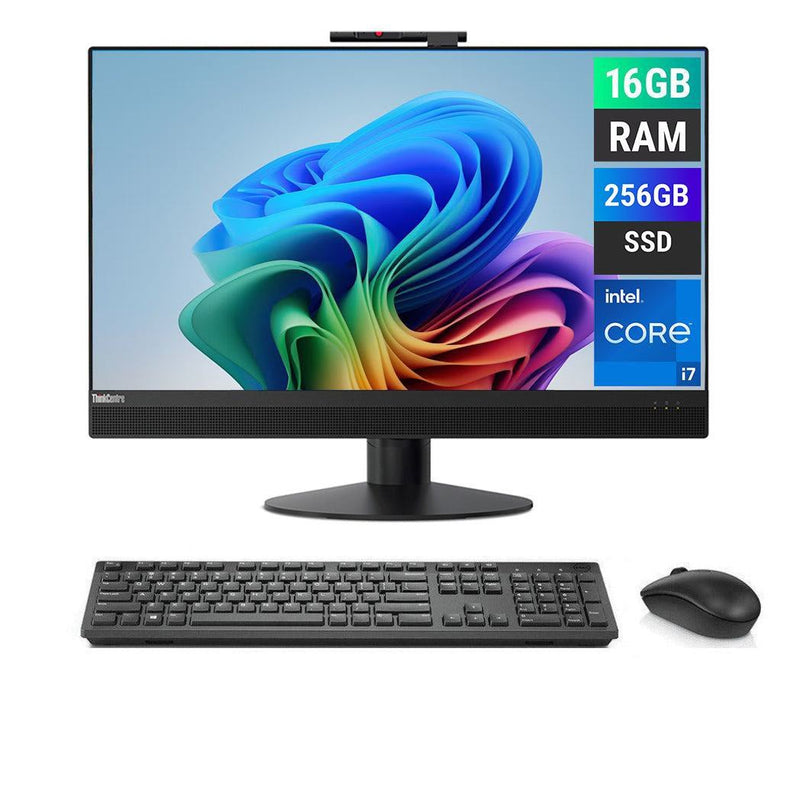 REFURBISHED - LENOVO THINKCENTRE M920Z - I7 9TH GEN - 16GB DDR4 - 256GB NVME - 23.8 INCH - ALL IN ONE - Go Gadgets SA