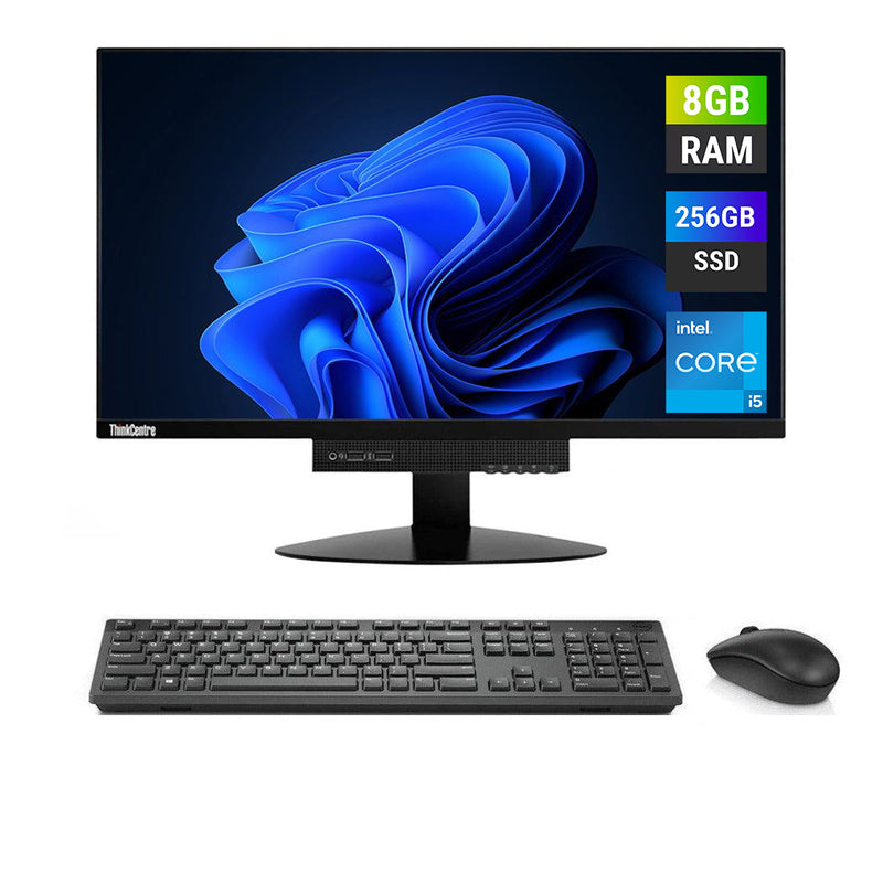 REFURBISHED - LENOVO THINKCENTRE TIO22D + M900 - I5 6TH GEN - 8GB DDR4 - 256GB SSD - 22INCH - ALL IN ONE