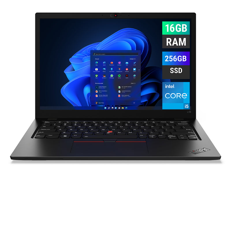 REFURBISHED - LENOVO THINKPAD L13 GEN 3 - I5 12TH GEN - 16GB LPDDR4 - 256GB NVME - 13.3 INCH - LAPTOP