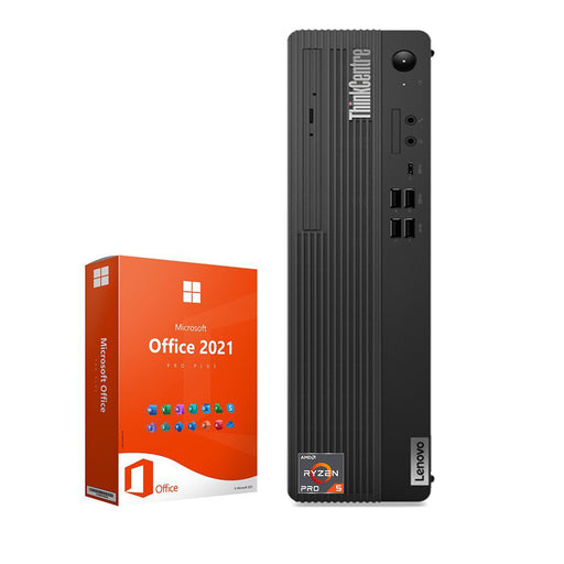 REFURBISHED - LENOVO THINKCENTRE M75S GEN 2 SFF - AMD RYZEN 5 PRO - 16GB DDR4 - 256GB NVME - MS OFFICE 2021 - COMPUTER