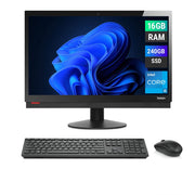 REFURBISHED - LENOVO THINKCENTRE M910Z - I5 7TH GEN - 16GB DDR4 - 240GB SSD - 23.8 INCH - ALL IN ONE