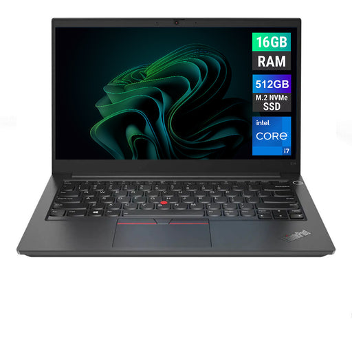 REFURBISHED - LENOVO THINKPAD E14 - I7 10TH GEN - 16GB DDR4 - 512GB NVME - 14 INCH - LAPTOP