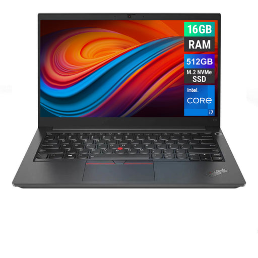 REFURBISHED - LENOVO THINKPAD E14 - I7 10TH GEN - 16GB DDR4 - 512GB NVME - 14 INCH - LAPTOP
