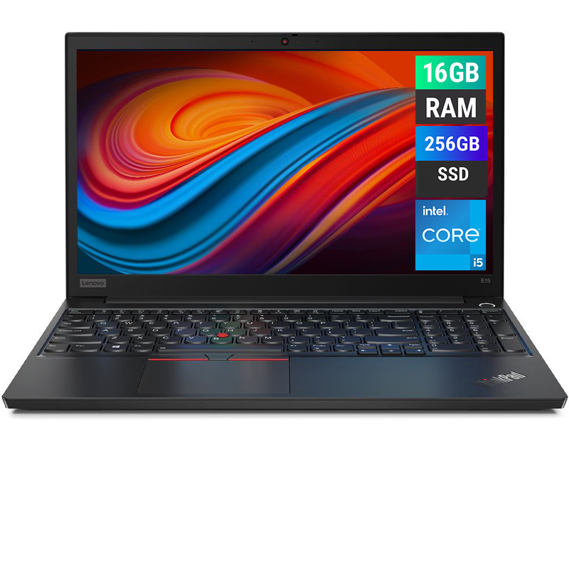 REFURBISHED - LENOVO THINKPAD E15 - I5 11TH GEN 2- 16GB DDR4 - 256GB NVME - 15.6 INCH - LAPTOP