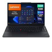 REFURBISHED - LENOVO THINKPAD E16 GEN 3 - ULTRA 7 255H - 16GB DDR5 - 512GB NVME - 16 INCH - LAPTOP - Go Gadgets SA