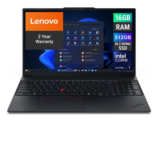 REFURBISHED - LENOVO THINKPAD E16 GEN 3 - ULTRA 7 255H - 16GB DDR5 - 512GB NVME - 16 INCH - LAPTOP - Go Gadgets SA