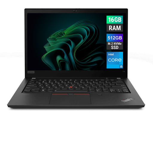 REFURBISHED - LENOVO THINKPAD T14 GEN 1 - I5 10TH GEN - 16GB DDR4 - 512GB NVME - 14 INCH - LAPTOP