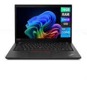 REFURBISHED - LENOVO THINKPAD T14 GEN 1 - I5 10TH GEN - 16GB DDR4 - 256GB NVME - 14 INCH - LAPTOP - C-GRADE