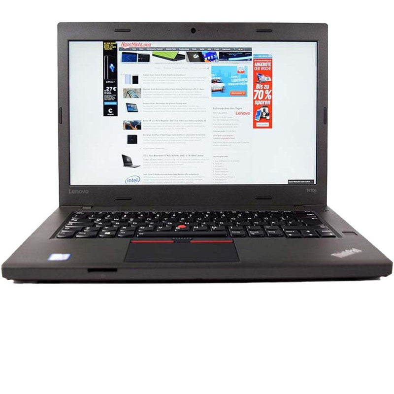 REFURBISHED - LENOVO THINKPAD T470P - I7 7700HQ - 8GB DDR4 - 256GB SSD - 14 INCH - LAPTOP - B-GRADE