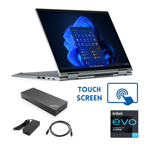 REFURBISHED - LENOVO THINKPAD X1 YOGA - 2-in-1 - I7 1185G7 - 16GB LPDDR4 - 256GB SSD - 14 INCH - TOUCH SCREEN - LAPTOP - LENOVO DOCKING STATION