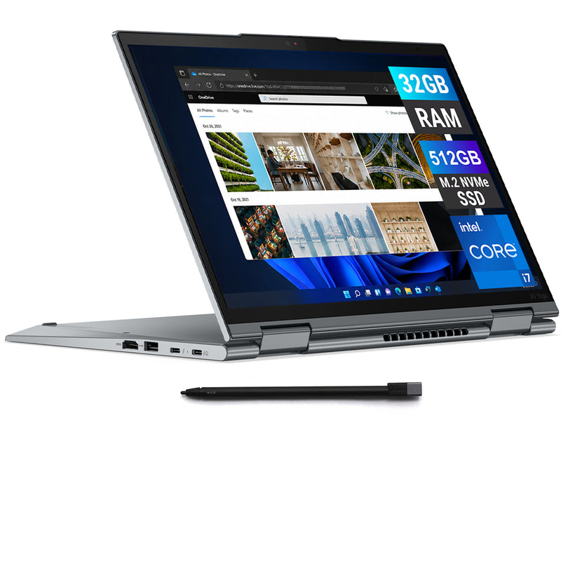 REFURBISHED - LENOVO THINKPAD X1 YOGA GEN 7 - 2-IN-1 CONVERTIBLE - I7 12TH GEN - 32GB LPDDR5  - 512GB NVME - 14 INCH - TOUCH SCREEN - LAPTOP