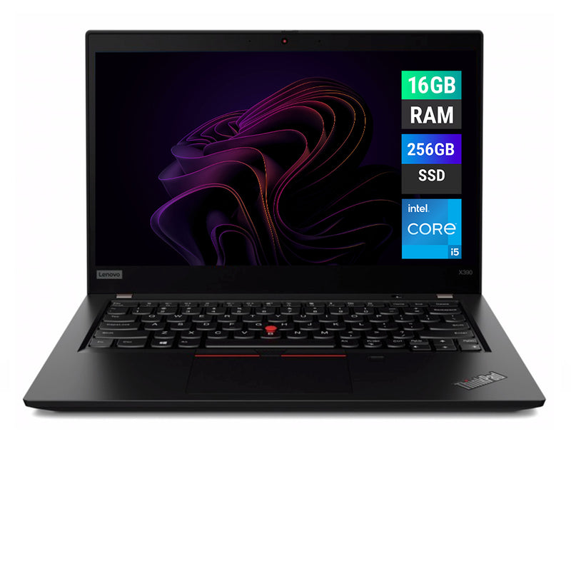 REFURBISHED - LENOVO THINKPAD X390 - I5 8TH GEN - 16GB DDR4 - 256GB NVME - 13.3 INCH - LAPTOP