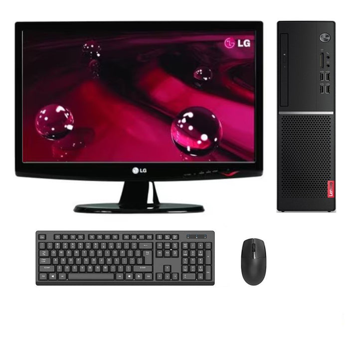 REFURBISHED - LENOVO V520S SFF - I5 6400 - 8GB DDR4 - 240GB SSD - 19 INCH - LG - LCD - COMPUTER SET