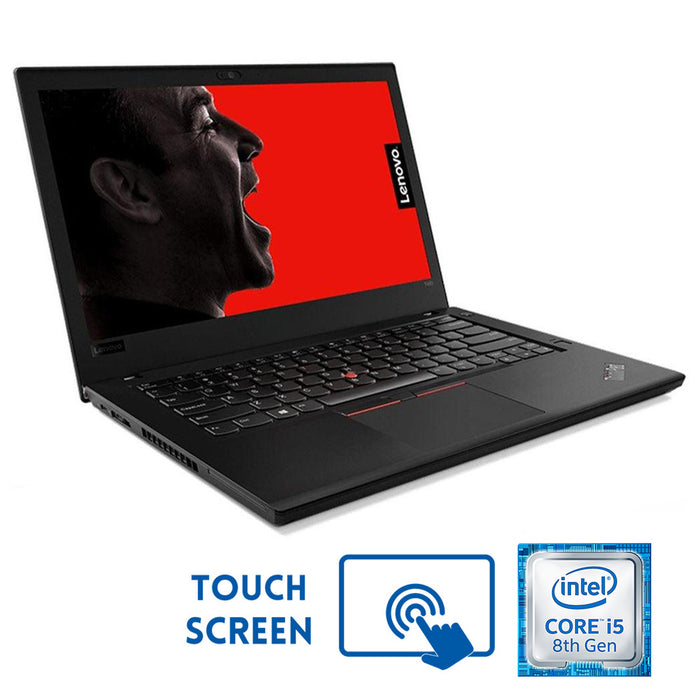 REFURBISHED - LENOVO THINKPAD T480 - I5 8250U - 8GB DDR4 - 256GB SSD - 14 INCH - TOUCH SCREEN - LAPTOP