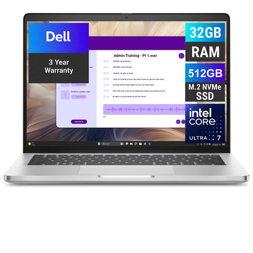 DELL PRO 14 PLUS PB14250 - ULTRA 5 238V - 32GB DDR5 - 512GB NVME - 14INCH - TOUCH SCREEN - LAPTOP - DEMO