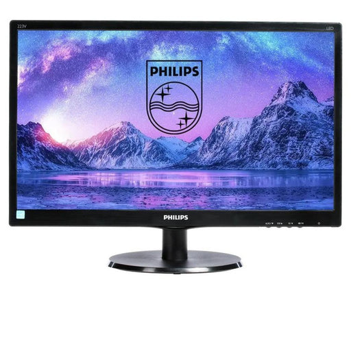 REFURBISHED - PHILIPS 223V5L - 21.5INCH - LED - COMPUTER MONITOR