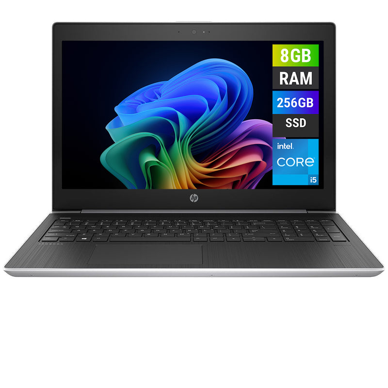 REFURBISHED - HP PROBOOK 450 G5 - I5 8TH GEN - 8GB DDR4 - 256GB SSD - 15.6 INCH - LAPTOP - C-GRADE