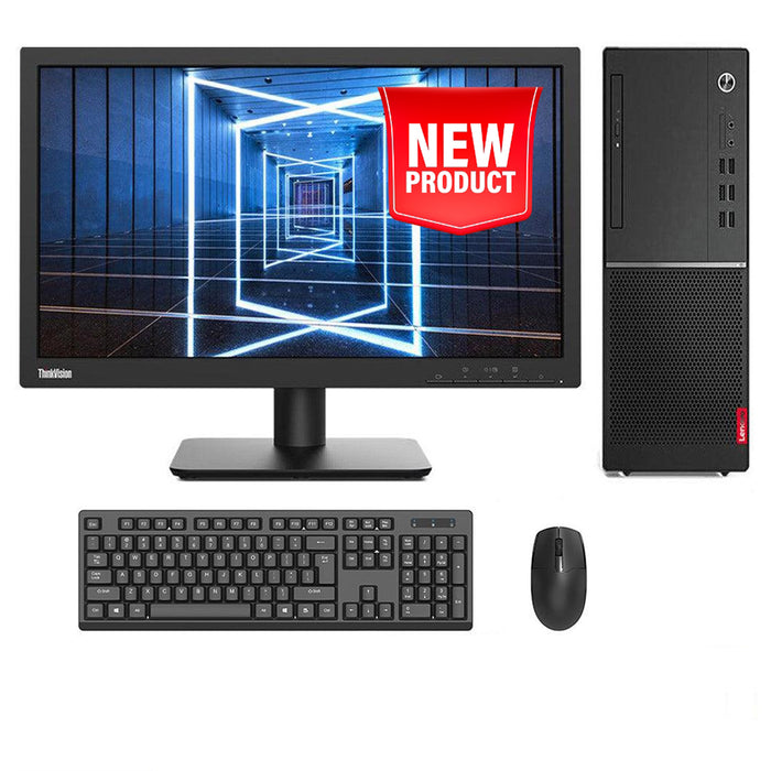 REFURBISHED - LENOVO V530 - I5 9400T - 9TH GEN - 8GB DDR4 - 256GB SSD + NEW 19.5 INCH - LENOVO - E20-30 - HD - COMPUTER SET