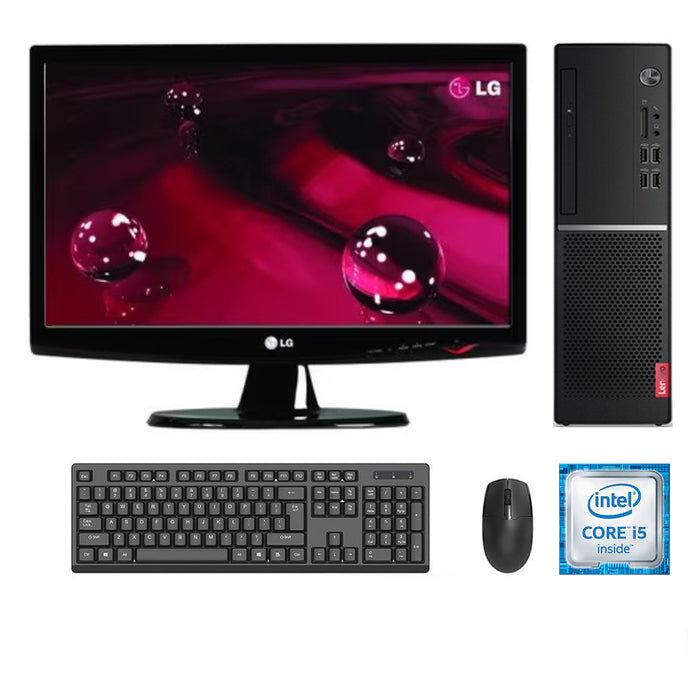 REFURBISHED - LENOVO V520S SFF - I5 6400 - 8GB DDR4 - 240GB SSD - 19 INCH - LG - LCD - COMPUTER SET