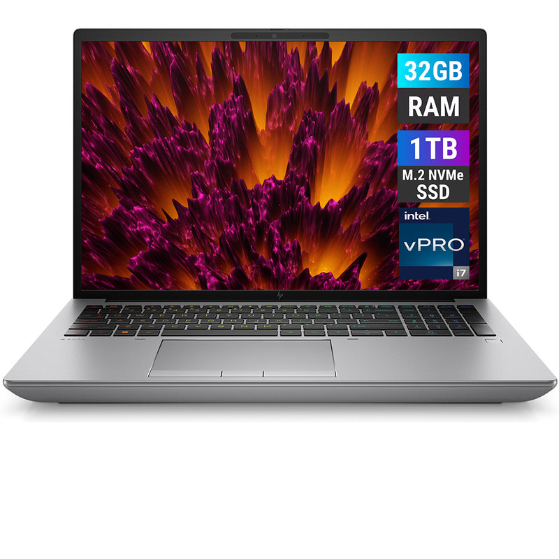 HP ZBOOK FURY 16 G10 - I7 13TH GEN - 32GB DDR5 - 1TB NVME - NVIDIA RTX A1000 - 16 INCH - LAPTOP - AUTOCAD WORKSTATION - NEW