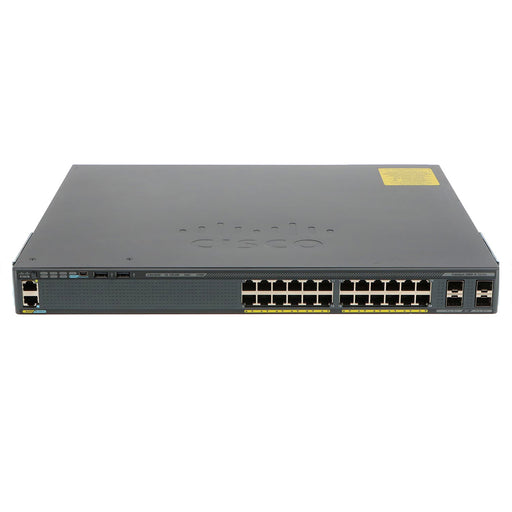 REFURBISHED - CISCO CATALYST - WS-C2960X-24PS-L - VOL 1 - 24X 10/100/1000 ETHERNET PoE+ PORTS - SWITCH - NETWORKING