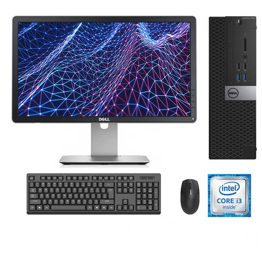 REFURBISHED - DELL OPTIPLEX 3040 SFF - I3 6100 - 8GB DDR3 - 256GB SSD - 23INCH - DELL - P2314H - LCD - COMPUTER SET