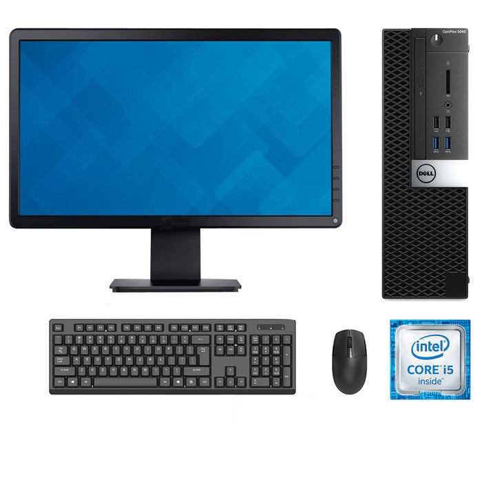 REFURBISHED - DELL OPTIPLEX 5040 SFF - I5 6500 - 8GB DDR3 - 128GB M.2 SSD - 19INCH - DELL - COMPUTER SET - B-GRADE