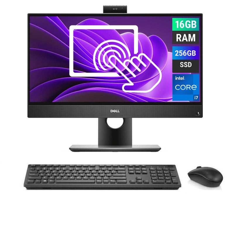 REFURBISHED - DELL OPTIPLEX 3280 - I7 10TH GEN - 16GB DDR4 - 256GB NVME - 21.5 INCH - TOUCH SCREEN - ALL IN ONE