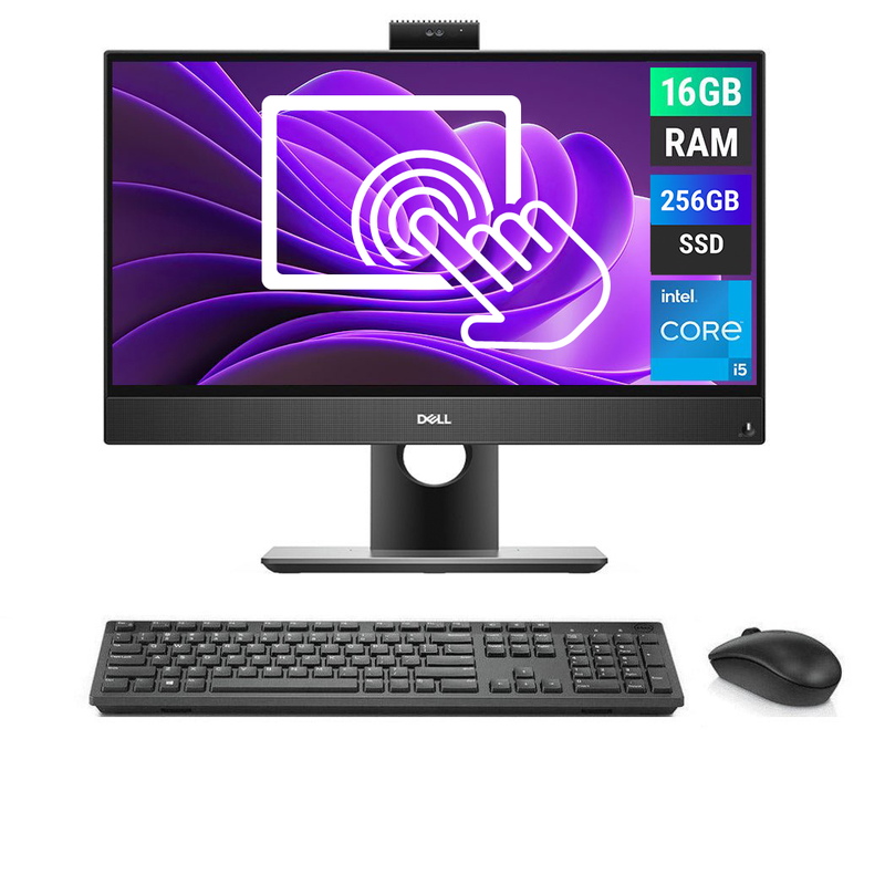 REFURBISHED - DELL OPTIPLEX 3280 - I5 10TH GEN - 16GB DDR4 - 256GB NVME - 21.5 INCH - TOUCH SCREEN - ALL IN ONE