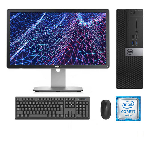 REFURBISHED - DELL OPTIPLEX 3040 SFF - I7 6700T - 8GB DDR3 - 256GB SSD - 23INCH - DELL - P2314H - LCD - COMPUTER SET