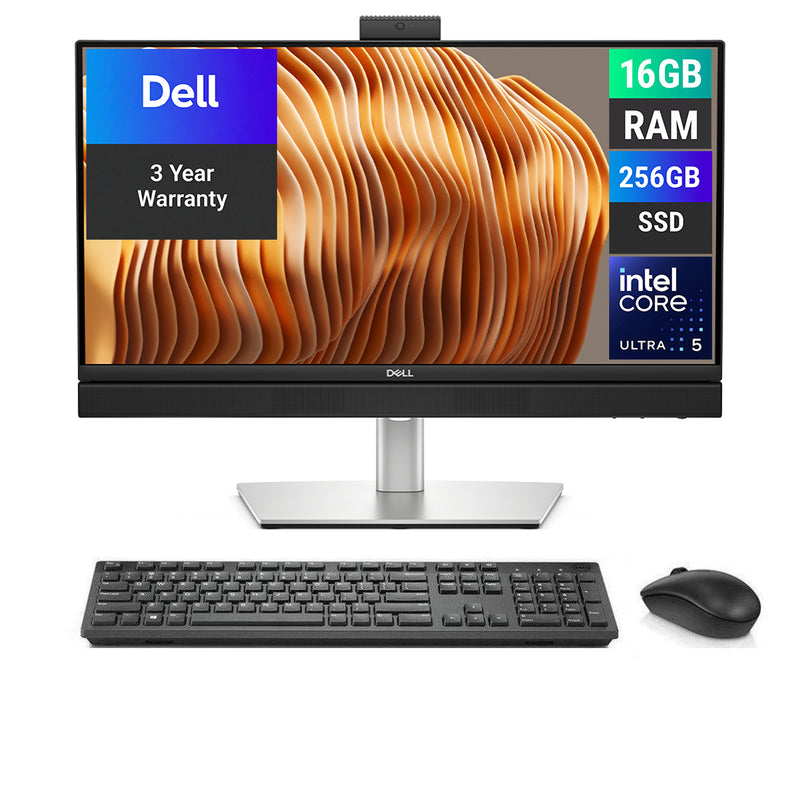 REFURBISHED - DELL PRO 24 PLUS QB24250 - ULTRA 5 235 - 16GB DDR5 - 256GB NVME - 23.8INCH - ALL IN ONE - DEMO