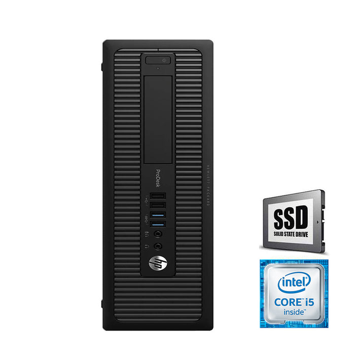 REFURBISHED - HP PRODESK 600 G2 SFF - I5 6500 - 8GB DDR4 - 256GB SSD - COMPUTER - B-GRADE