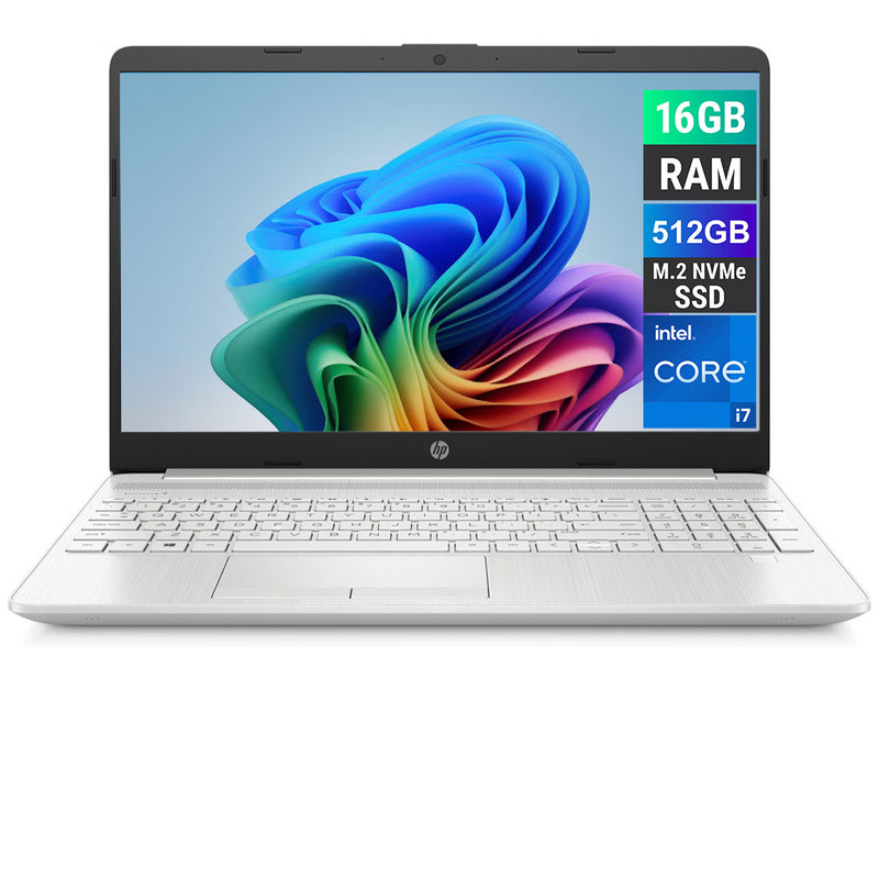 REFURBISHED - HP 15 DW3026NI - I7 11TH GEN - 16GB DDR4 - 256GB NVME - 15.6 INCH - LAPTOP