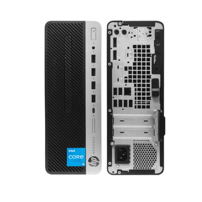 REFURBISHED - HP PRODESK 600 G3 SFF - I5 7TH GEN - 8GB DDR4 - 256GB SSD - 20INCH - HP LE2002 - MS OFFICE 2021 - COMPUTER