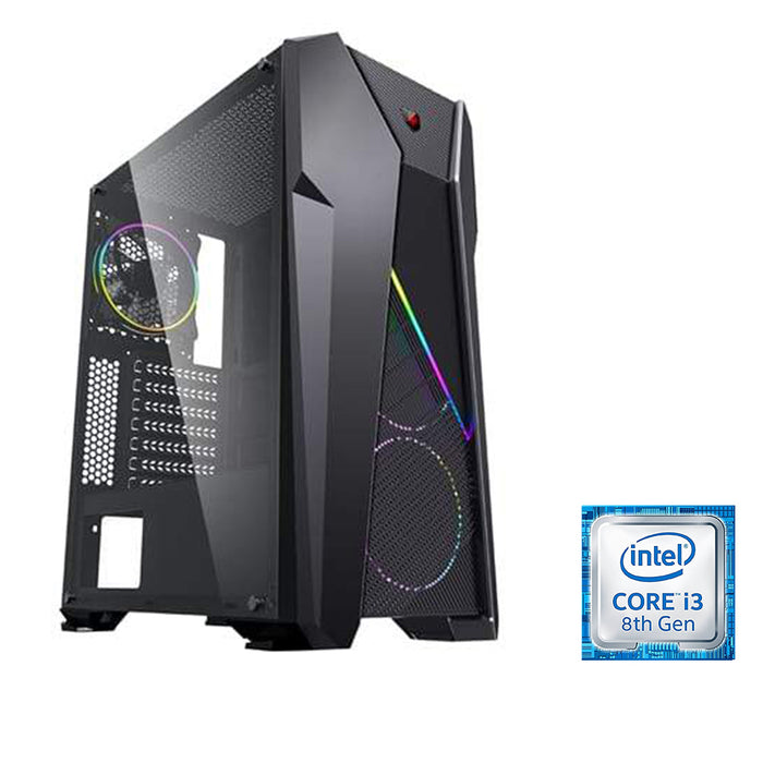 REFURBISHED - RAIDMAX i328 TOWER - I3 8100 - 16GB DDR4 - 256GB SSD - COMPUTER