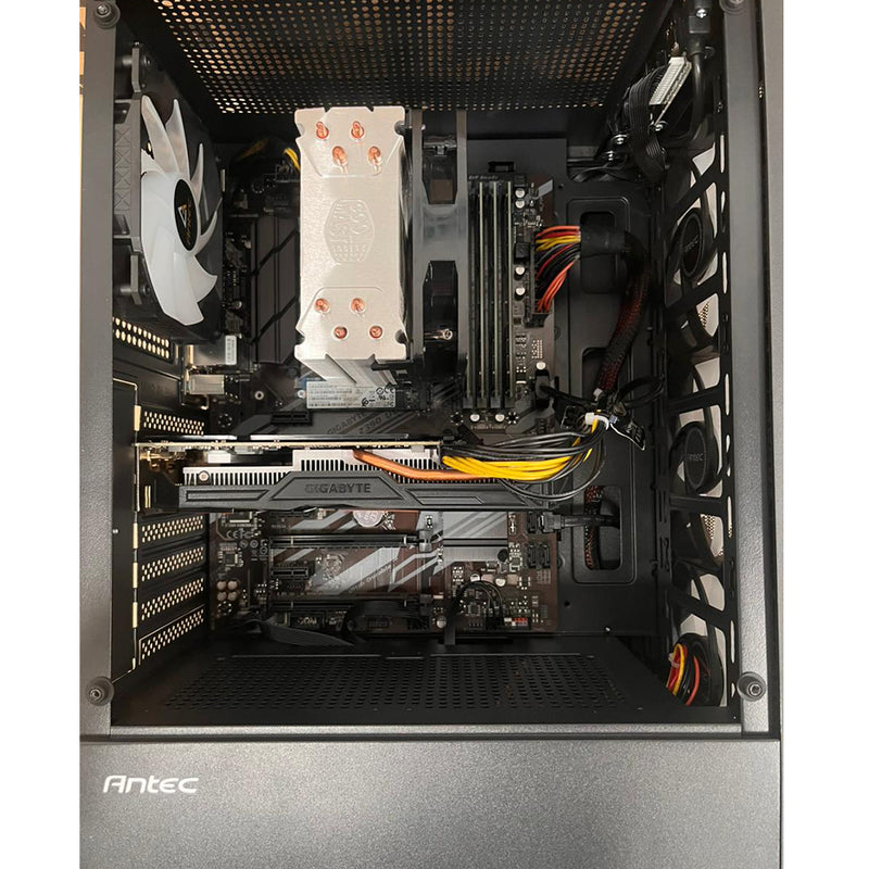 REFURBISHED - ANTEC AX27 RGB ELITE TOWER - I7 8TH GEN - 32GIG DDR4 - 256GB M.2 SSD - NVIDIA GEFORCE GTX 1060 6GB - COMPUTER - A-GRADE
