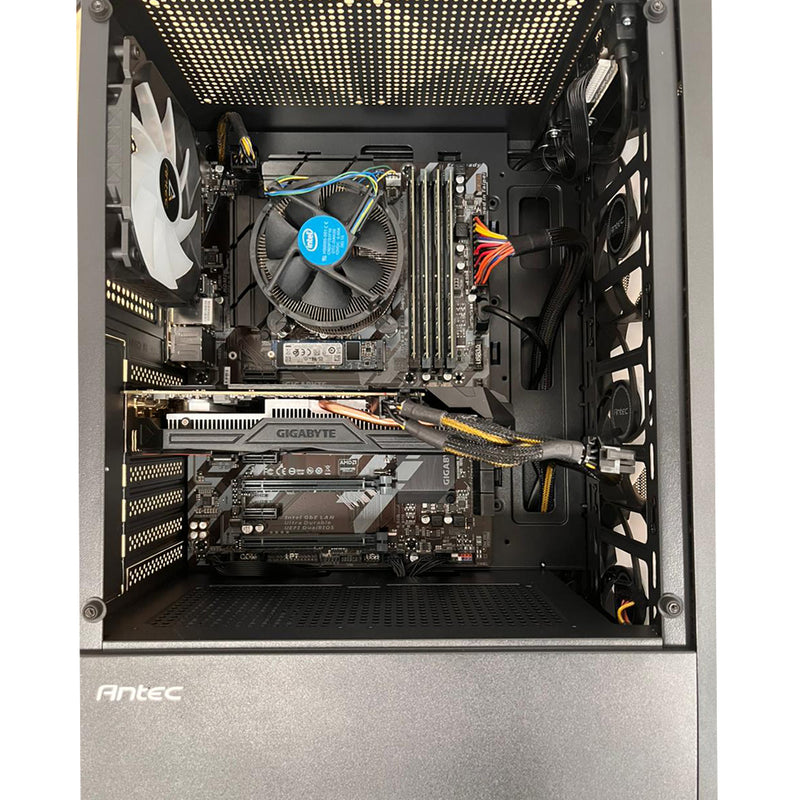 REFURBISHED - ANTEC AX27 RGB ELITE TOWER - I7 8TH GEN - 32GIG DDR4 - 256GB M.2 SSD - NVIDIA GEFORCE GTX 1060 6GB - COMPUTER - A-GRADE