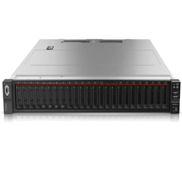 REFURBISHED - LENOVO THINKSYSTEM SR650-7X06 - 2 X INTEL XEON GOLD 6126 - 12 CORE CPU - 256GB RAM - SERVER