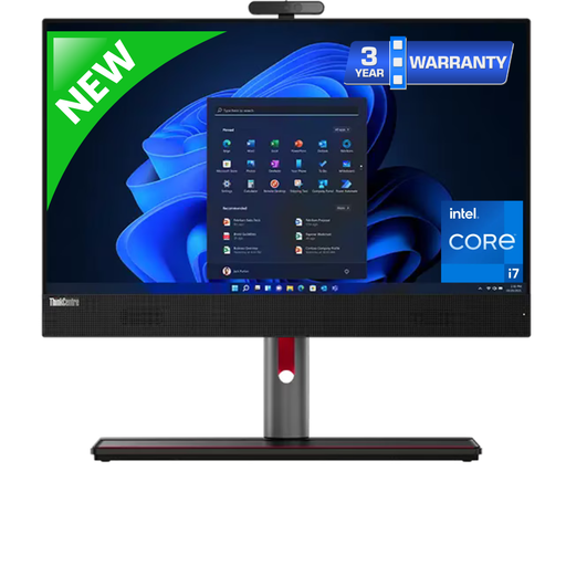 NEW - LENOVO THINKCENTRE M90A GEN 5 - I7 14TH GEN - 16GB DDR4 - 1TB NVME - 23.8 INCH - ALL IN ONE